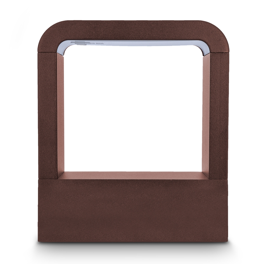 Brilagi - LED välisseinavalgusti BARI LED/7W/230V 3000/4000/6000K pruun IP54