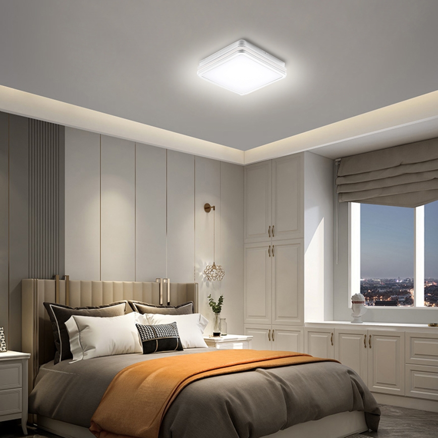 Brilagi - LED välisvalgusti BENE LED/24W/230V 26x26 cm valge IP54