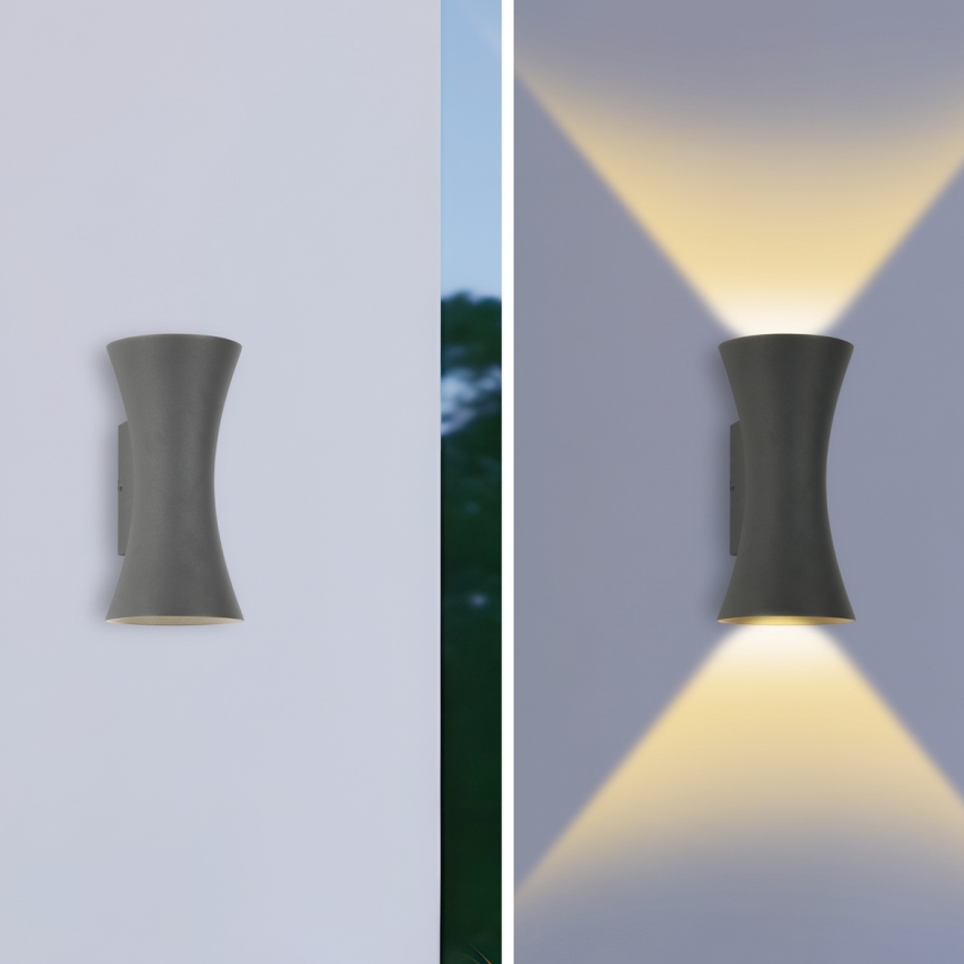 Brilagi - LED välisvalgusti BICON LED/10W/230V antratsiit IP44