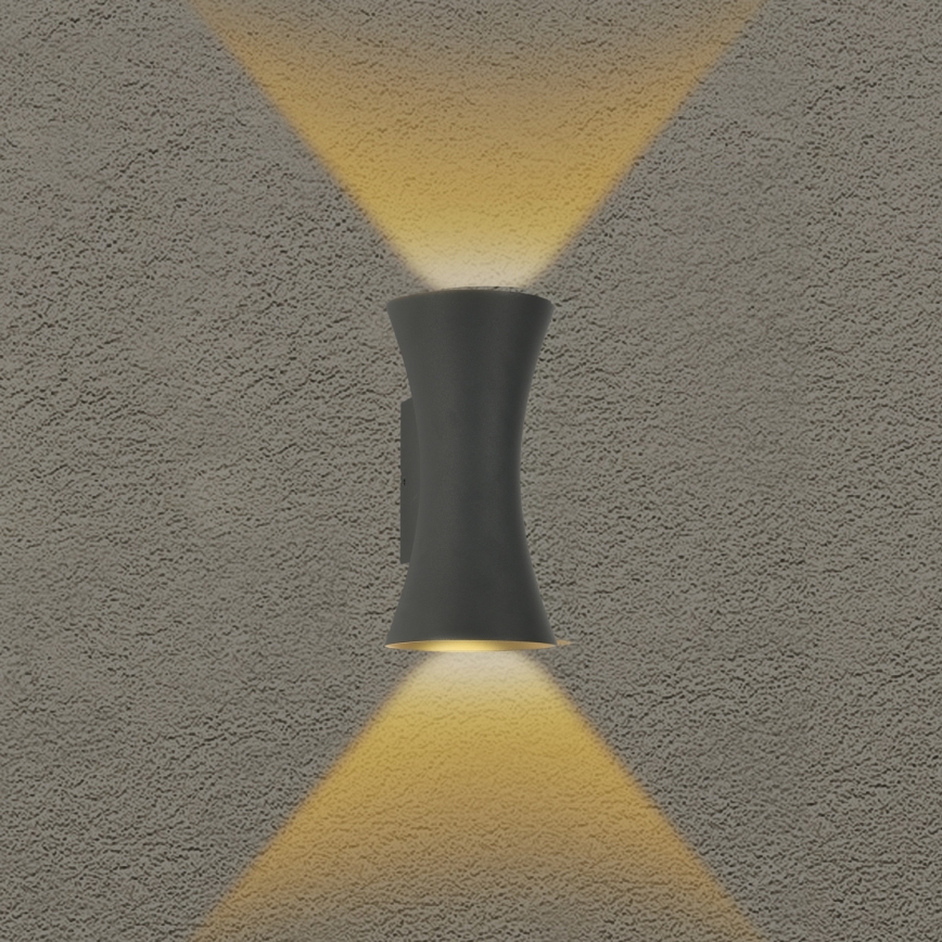 Brilagi - LED välisvalgusti BICON LED/10W/230V antratsiit IP44