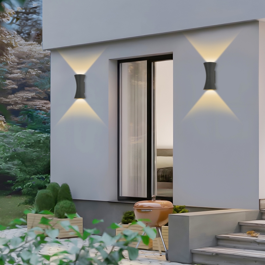 Brilagi - LED välisvalgusti BICON LED/10W/230V antratsiit IP44