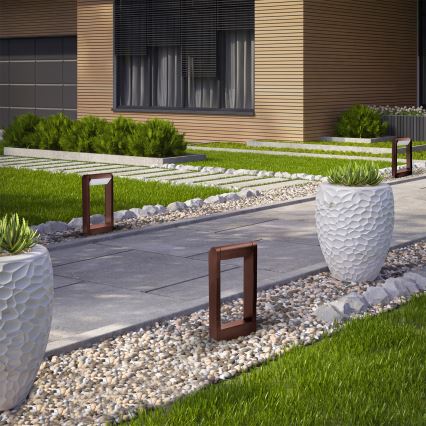 Brilagi - LED-välisvalgusti CROTONE LED/7W/230V pruun IP54 30 cm