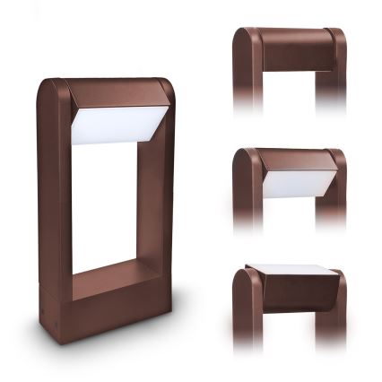 Brilagi - LED-välisvalgusti CROTONE LED/7W/230V pruun IP54 30 cm