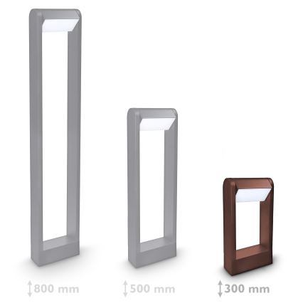 Brilagi - LED-välisvalgusti CROTONE LED/7W/230V pruun IP54 30 cm