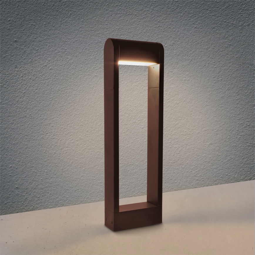 Brilagi - LED välisvalgusti CROTONE LED/7W/230V pruun IP54 50 cm