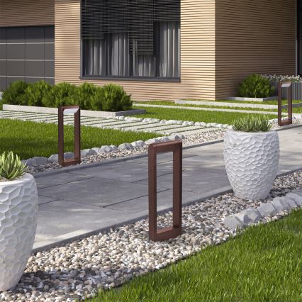 Brilagi - LED välisvalgusti CROTONE LED/7W/230V pruun IP54 50 cm