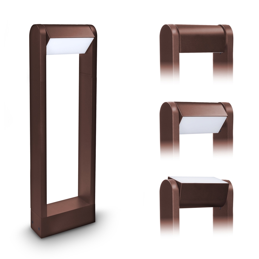 Brilagi - LED välisvalgusti CROTONE LED/7W/230V pruun IP54 50 cm