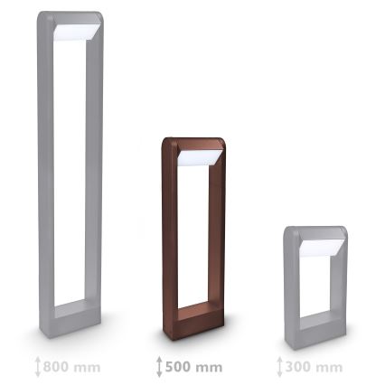 Brilagi - LED välisvalgusti CROTONE LED/7W/230V pruun IP54 50 cm