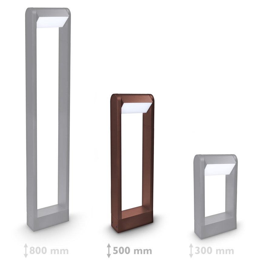 Brilagi - LED välisvalgusti CROTONE LED/7W/230V pruun IP54 50 cm