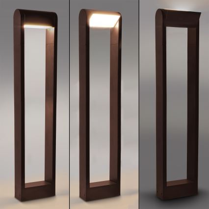 Brilagi - LED välisvalgusti CROTONE LED/7W/230V pruun IP54 80 cm