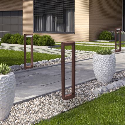 Brilagi - LED välisvalgusti CROTONE LED/7W/230V pruun IP54 80 cm