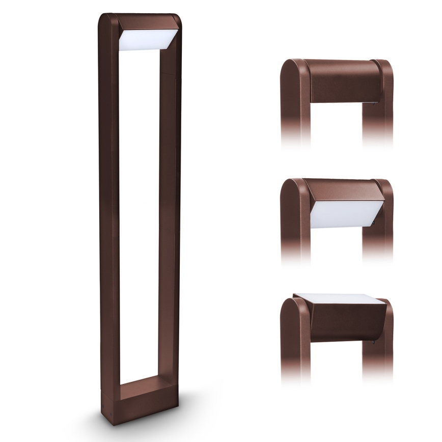 Brilagi - LED välisvalgusti CROTONE LED/7W/230V pruun IP54 80 cm