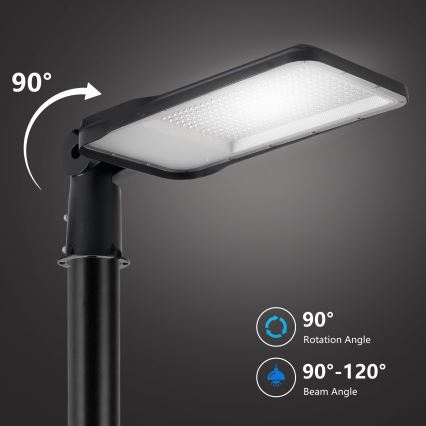 Brilagi - URBANLIGHT LED tänavavalgusti, liigendiga, 200W/230V, must, IP65
