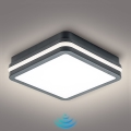 Brilagi - LED välisvalgusti liikumisanduriga BENE LED/18W/230V 22x22 cm antratsiit IP54