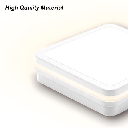 Brilagi - LED välisvalgusti liikumisanduriga BENE LED/18W/230V 22x22 cm valge IP54