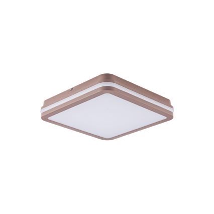 Brilagi - LED-välislaevalgusti liikumisanduriga BENE LED/24W/230V 26x26 cm pruun IP54