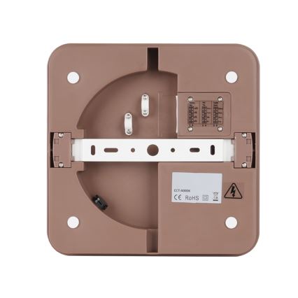 Brilagi - LED-välislaevalgusti liikumisanduriga BENE LED/24W/230V 26x26 cm pruun IP54