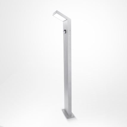 Brilagi - RIANO LED-välisvalgusti anduriga LED/8W/230V, hõbedane, IP65