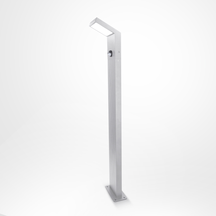 Brilagi - RIANO LED-välisvalgusti anduriga LED/8W/230V, hõbedane, IP65