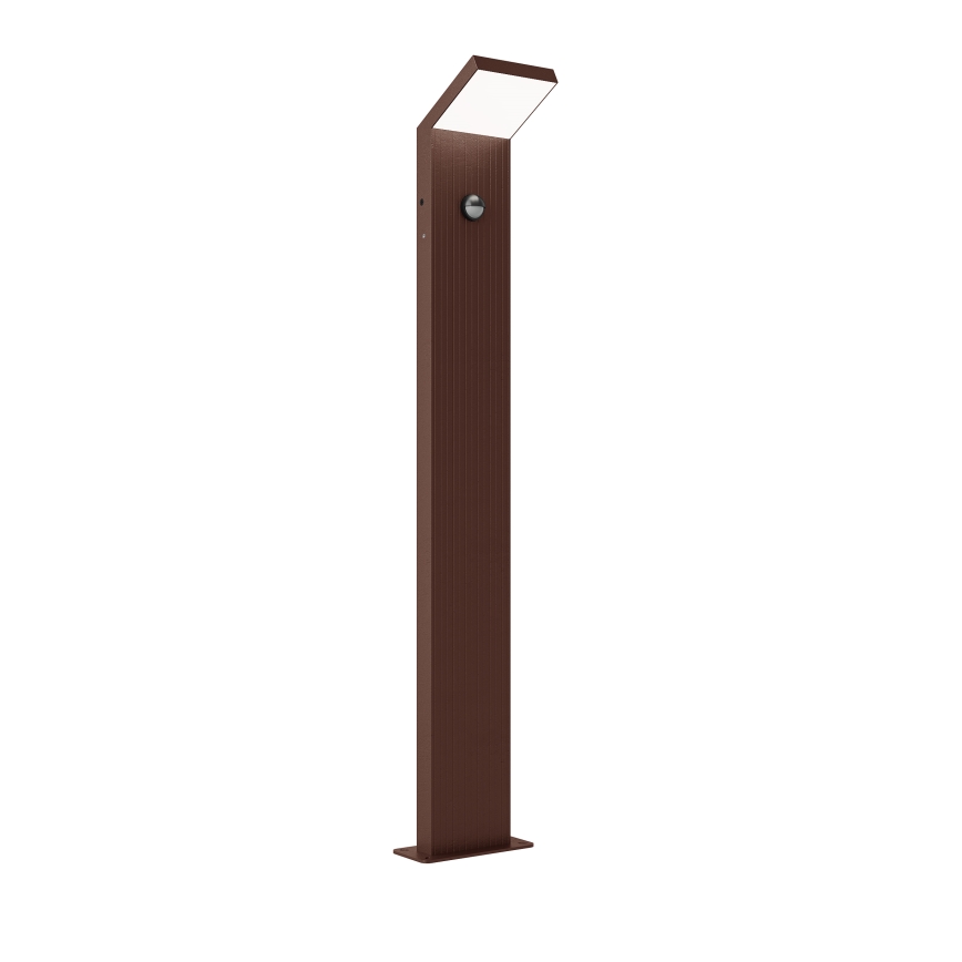 Brilagi - LED-välisvalgusti liikumisanduriga RIANO LED/8W/230V pruun IP65 80 cm