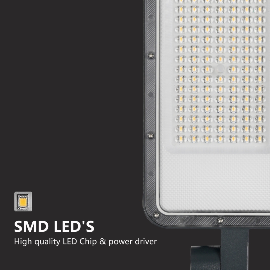 Brilagi - URBANLIGHT 3 m postiga LED-tänavavalgusti pööratava liigendiga, 50W/230V, antratsiit, IP65
