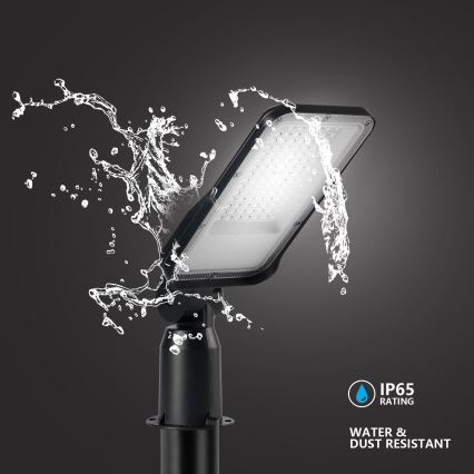 Brilagi - URBANLIGHT LED tänavavalgusti postiga ja liigendiga, 3 m, 50 W, 230 V, must, IP65