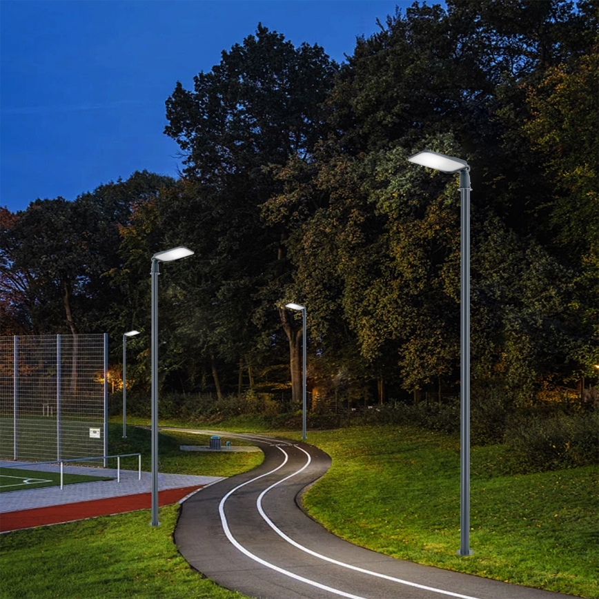 Brilagi - URBANLIGHT LED tänavavalgusti koos 4 m postiga ja liigendiga LED/100W/230V antratsiit IP65