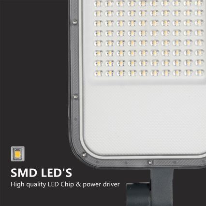 Brilagi - URBANLIGHT LED tänavavalgusti koos 4 m postiga ja liigendiga LED/100W/230V antratsiit IP65