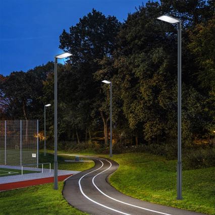 Brilagi - LED tänavavalgusti koos 5 m postiga ja liigendiga URBANLIGHT LED/200W/230V antratsiit IP65