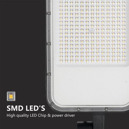 Brilagi - URBANLIGHT LED/200W/230V tänavavalgusti postiga ja 5 m liigendiga, must, IP65