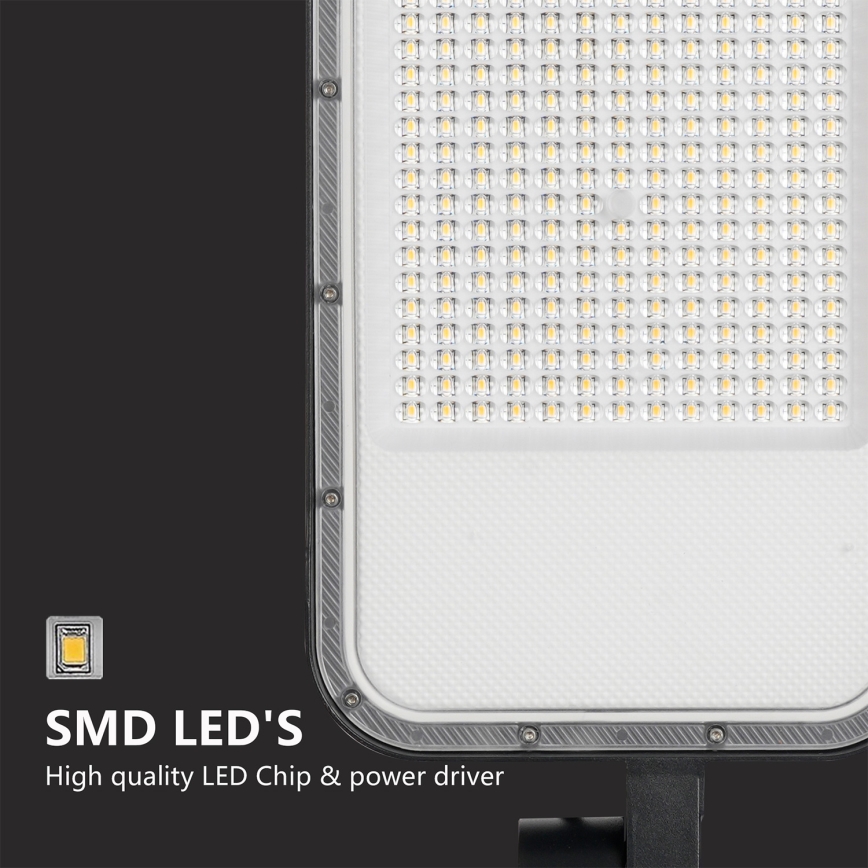 Brilagi - URBANLIGHT LED/200W/230V tänavavalgusti postiga ja 5 m liigendiga, must, IP65