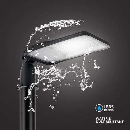 Brilagi - LED välitänavavalgusti 4 m postiga ja liigendiga URBANLIGHT LED/100W/230V must IP65
