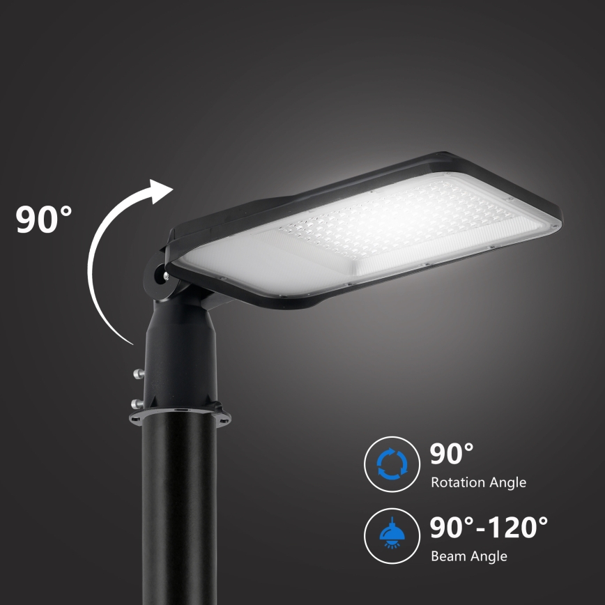 Brilagi - LED välitänavavalgusti 4 m postiga ja liigendiga URBANLIGHT LED/100W/230V must IP65