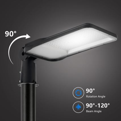 Brilagi - LED tänavavalgusti postiga ja liigendiga, 4 m, URBANLIGHT LED/200W/230V, must, IP65