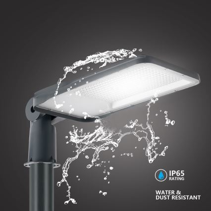 Brilagi - LED välistingimuste tänavavalgusti 4 m postiga ja liigendiga URBANLIGHT LED/200W/230V antratsiit IP65