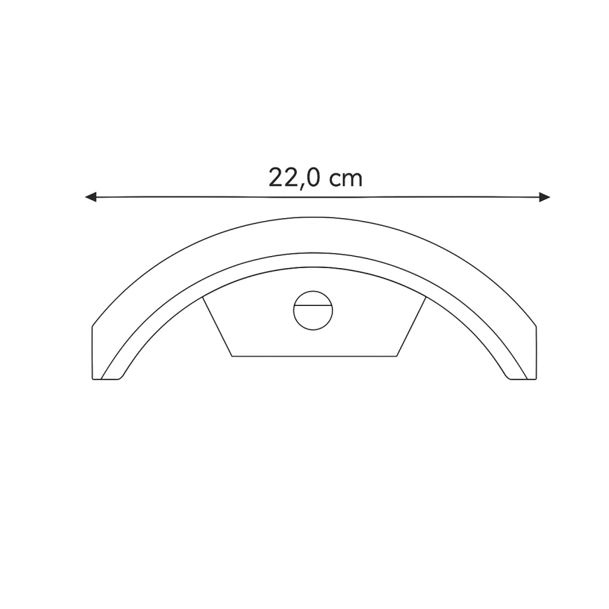 Brilagi - LED välisvalgusti seinaanduriga ARCELO LED/8W/230V IP54