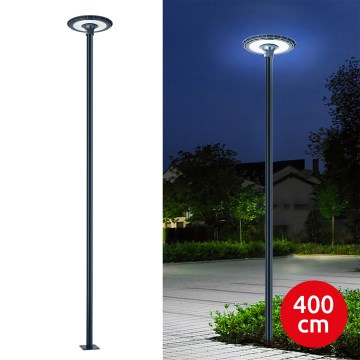 Brilagi - LED välisvalgusti (tänavavalgusti) koos 4 m postiga URBANSPARK LED/120W/230V antratsiit IP65