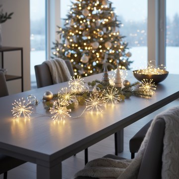 Brilagi - LED välisvalgustuskett 150×LED 5 m IP44 soe valge, sädelev efekt