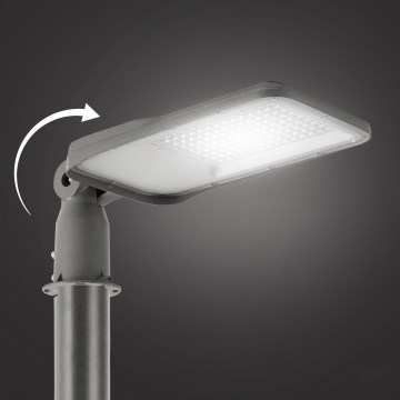 Brilagi - LED-välitänavavalgusti liigendiga URBANLIGHT LED/100W/230V, hall, IP65