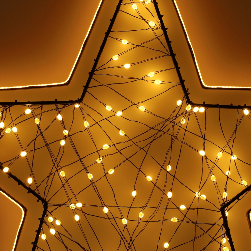 Brilagi - LED välitingimustes jõulukaunistus LED/2,6W/230V IP44 47x45 cm täht