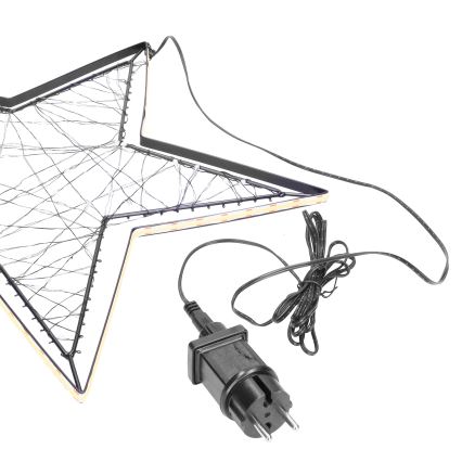 Brilagi - LED välitingimustes jõulukaunistus LED/2,6W/230V IP44 47x45 cm täht