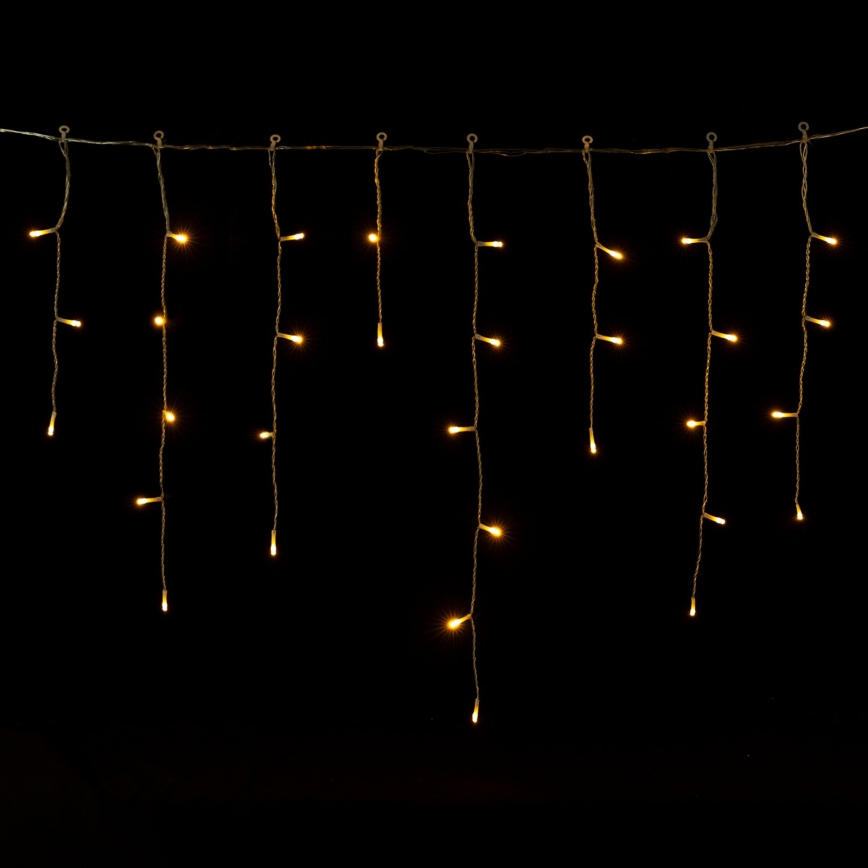 BRILAGI - LED välitingimustes kasutatav jõulukett 600xLED/6W/8 funktsiooni 33x0,6m IP44 soe valge
