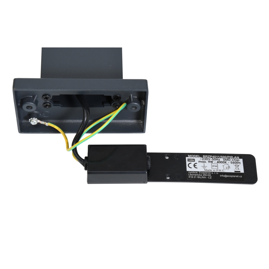 Brilagi - LED Välivalgusti anduriga ARCELO LED/9W/230V 50 cm IP44