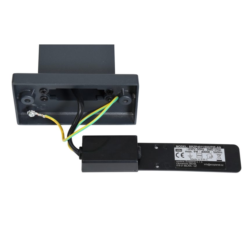 Brilagi - LED Välivalgusti anduriga ARCELO LED/9W/230V 80 cm IP44