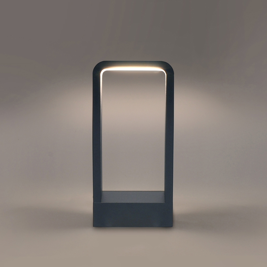 Brilagi - LED Välivalgusti BARI LED/7W/230V 3000/4000/6000K antratsiit IP54 30 cm