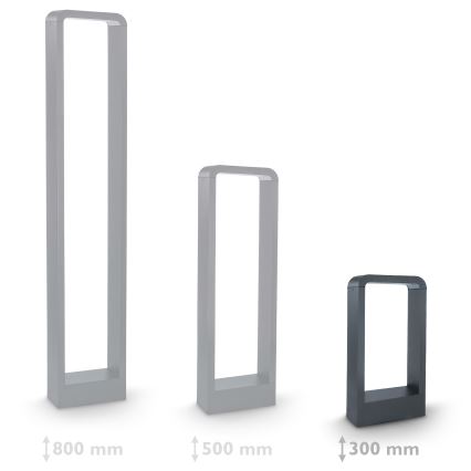 Brilagi - LED Välivalgusti BARI LED/7W/230V 3000/4000/6000K antratsiit IP54 30 cm