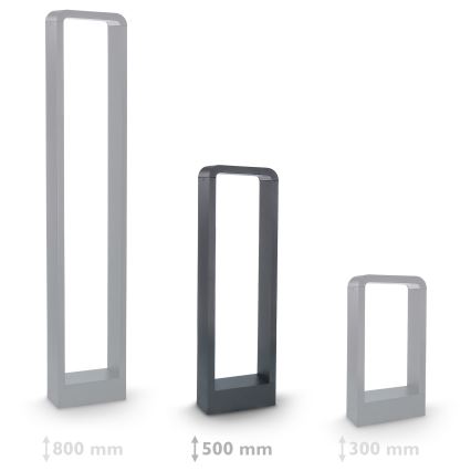 Brilagi - LED Välivalgusti BARI LED/7W/230V 3000/4000/6000K antratsiit IP54 50 cm