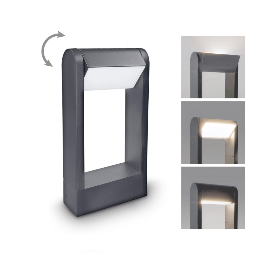 Brilagi - LED Välivalgusti CROTONE LED/7W/230V antratsiit IP54 30 cm