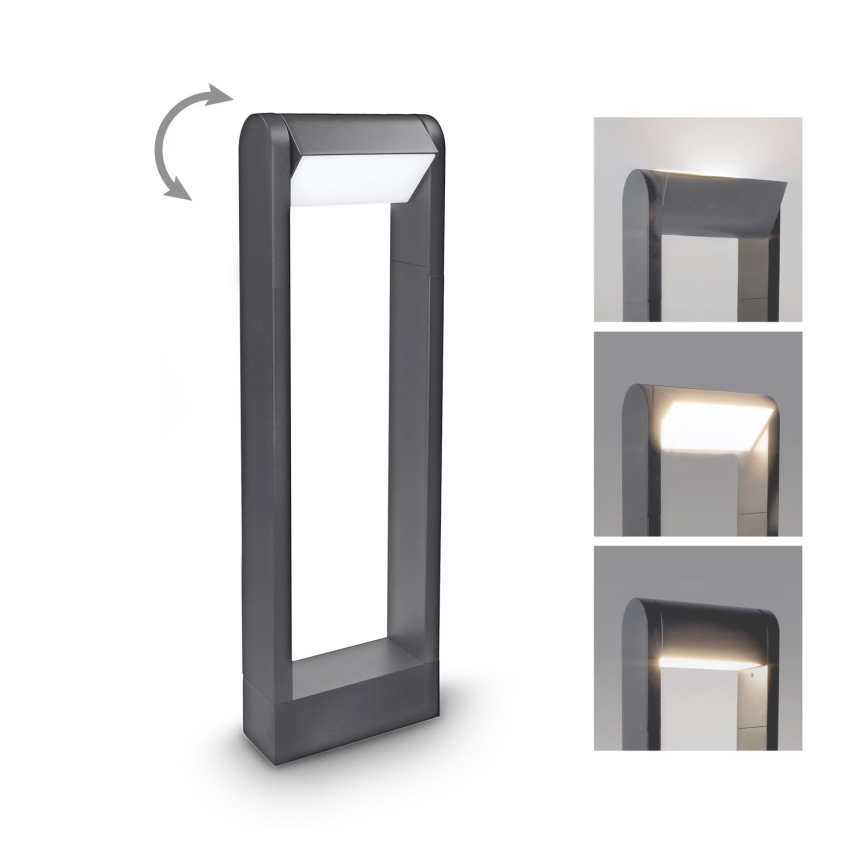 Brilagi - LED Välivalgusti CROTONE LED/7W/230V antratsiit IP54 50 cm