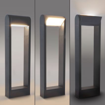 Brilagi - LED Välivalgusti CROTONE LED/7W/230V antratsiit IP54 50 cm